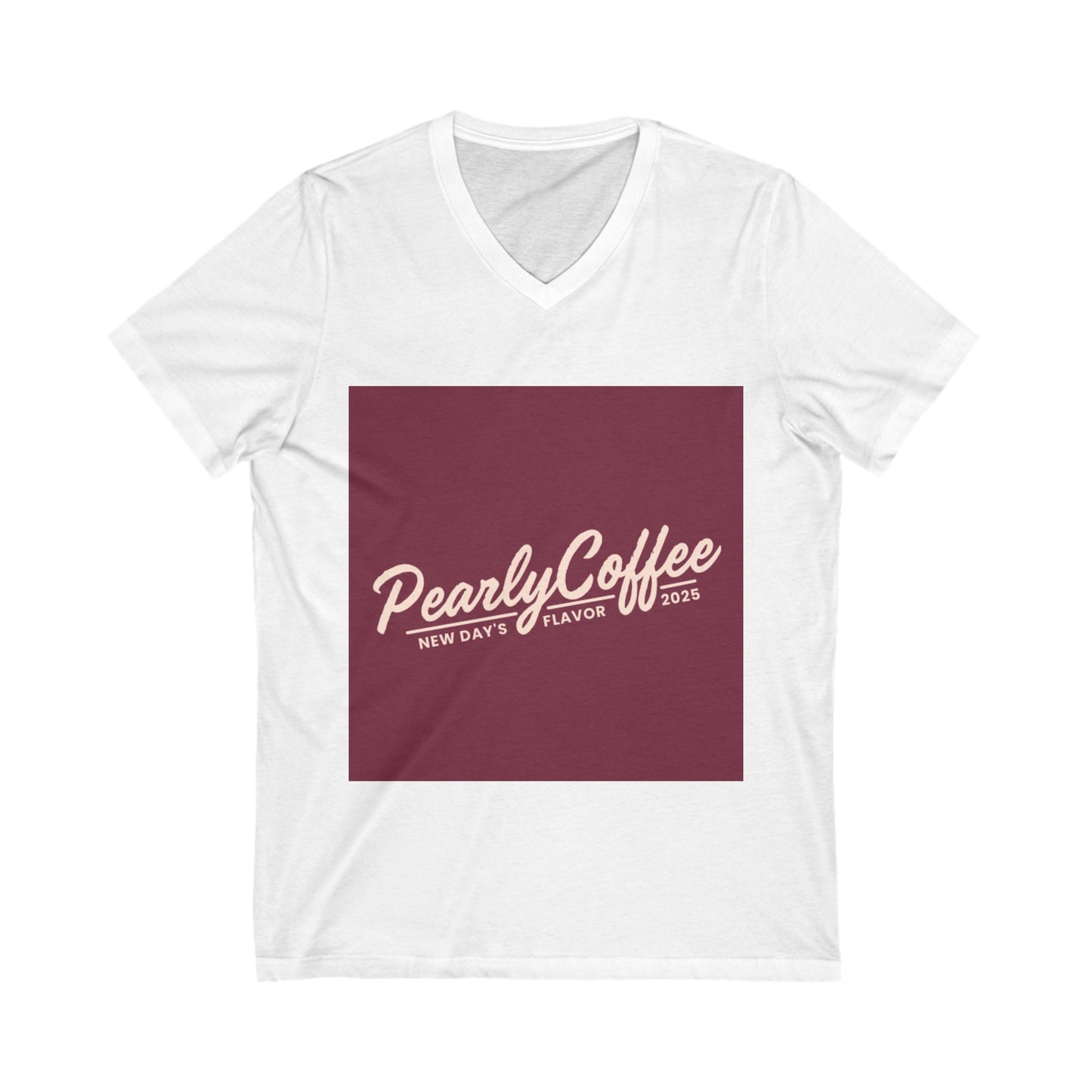 Unisex Jersey Short Sleeve V-Neck Tee